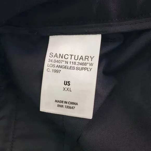 Sanctuary Men's Slim-Fit Pants Size XXL Active Trouser Black NWT - Picture 10 of 14